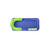 82" Inflatable Blue and Lime Green Pool Lounge with Storage Pockets