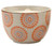 4.5" Orange Soy Wax Scented Candle in Hand Painted Bowl