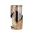 12.5" Brown and Bronze Finish Small Feather Hurricane Candle Holder