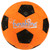 7.5" Orange and Black Funshine Wetfoot Swimming Pool Soccer Balls