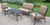 4 Pc. Durable Bronze Colored Deep Seating Outdoor Garden Patio Chat Set