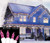 Set of 100 Pink Mini Icicle Christmas Lights - White Wire