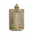 17" Gold Metal Antique Style Mesh Pattern Candle Lantern