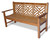 59" Natural Teak Chippendale Outdoor Patio Garden Bench
