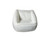 41” White Inflatable Outdoor Patio Lounge Chair with Cover