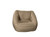 41” Beige Inflatable Outdoor Patio Lounge Chair with Cover