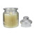 5" Cream Battery Operated Flickering LED Flameless Wax Jar Candle