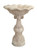 23" Outdoor Medium Style Bird Bath with an Elegant Design on the Sides