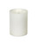 5" White Battery Operated Flameless LED Wax Pillar Candle