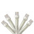 Set of 1200 Warm White Christmas Decoration Led Cluster Lights - Clear Wire