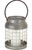 Pack of 3 Old Fashion Lantern look Gray Candle Holder