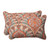 Set of 2 Mediterranean Nights Rectangular Outdoor Corded Throw Pillows 18.5"