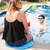 20.5" Marina Blue Soft" Poolside Oval Ripple Cushion