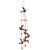 Set of 2 Brown and Gold Bird Antique Wind Chimes 37"