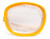 5.25" Yellow Catalina Clear Mask Swimming Pool Accessory for Kids