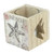 3.5" Starfish "BEACH" Print Tealight Holder with Angelfish Cutout