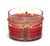 Set of 2 Red 3-Wick Aromatherapy Candles with Glass Holders 4.5" - Relaxation