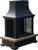 48" Classic Matte Black Outdoor Portofino Gas Fireplace