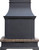 48" Classic Matte Black Outdoor Portofino Gas Fireplace