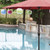 Set of 2 Blue and White Solar Powered Swimming Pool or Spa Floating or Hanging Lanterns 9.25"