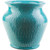 11.8" Textured Aqua Indoor/Outdoor Decorative Ceramic Planter