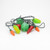 Set of 10 Bright and Colorful Vegetable Novelty Christmas Lights - Green Wire