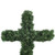 33.5" Green Religious Outdoor Gardenor Cemetery Memorial Pine Cross Stand