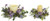 Pack of 4 Decorative Artificial Purple and Green Hydrangea Candle Rings 11"-14"