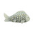 19" Weathered Light Sea Blue Stone-Inspired Koi Fish Outdoor Patio Garden Statue