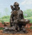 Bronze Finish St. Francis Bird Feeder Religious Garden Statue #42552