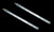 Pack of 2 Polar White Shooting Star LED Christmas Icicle Light Tube Bulbs 13"