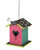 Pack of 2 Small Modern Style Religious "Pray" Birdhouses 8"