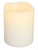 4" Beige Bisque LED Lighted Battery Operated Flameless Wax Vanilla Scented Pillar Candle