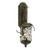 Wall Mounted Dragonfly Verdigris Pillar Candle Lantern 23"
