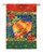 Christmas Bells and Holly Decorative Garden Flag 18" x 12.5"