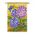 18" Blue Hydrangea Plants with Butterflies Outdoor Decorative Garden Flag