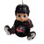 Set of 2 NHL Columbus Blue Jackets Little Sports Fan Christmas Ornaments 3"