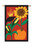 Autumn Harvest Corn Field Crow Decorative Garden Flag 44" x 28"