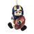 Set of 2 NFL St. Louis Rams Little Fan Football Christmas Ornaments 3"