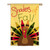 Autumn Harvest Shades of Fall Turkey Crayon Flag 29" x 43"