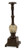24" Pedestal Taper or Pillar Candle Holder with Pineapple Accent