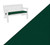 42.5" Outdoor Patio Bench or Swing Seat Cushion - Hunter Green