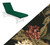 76" Natural Cedar Outdoor Patio Lounge Chair Cushiom - Azalea Flower Design