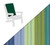 26" Natural Cedar Outdoor Patio Back Chair Cushion - Limelite Stripes