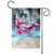 Pink and Gray Dancer Outdoor Garden Flag 18" x 12.5"