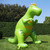 Humongous Inflatable Dinosaur Outdoor Water Sprinkler - 85" - Neon Green