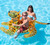 73" Inflatable Tiger Ride-On Pool Float