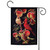 Black and Red Orchard Cardinals Outdoor Garden Flag 18" x 12.5"