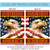 Gold and Red God Bless America Outdoor Garden Flag 18" x 12.5"