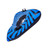 39" Inflatable Black and Blue Ride-On Pool Float or Snow Tube